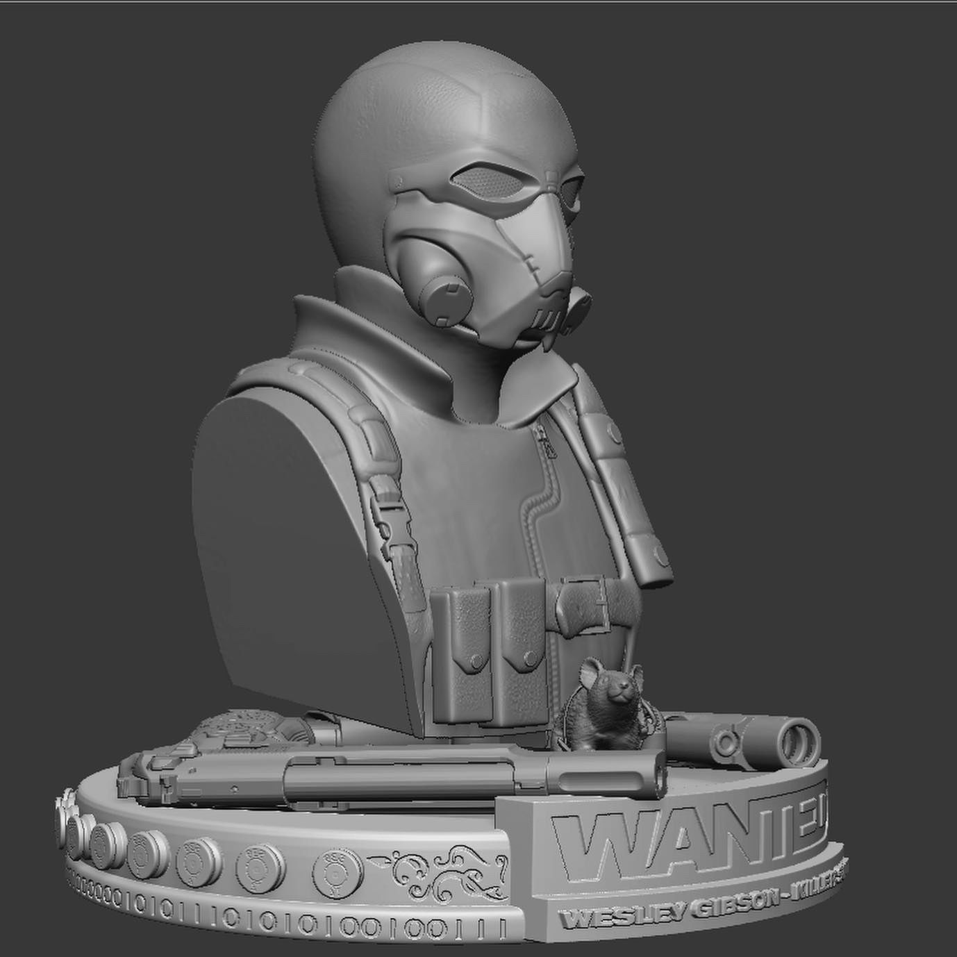 WANTED WEAPONS OF FATE SCULPT WESLEY GIBSON KILLERSUIT 3D print model_2