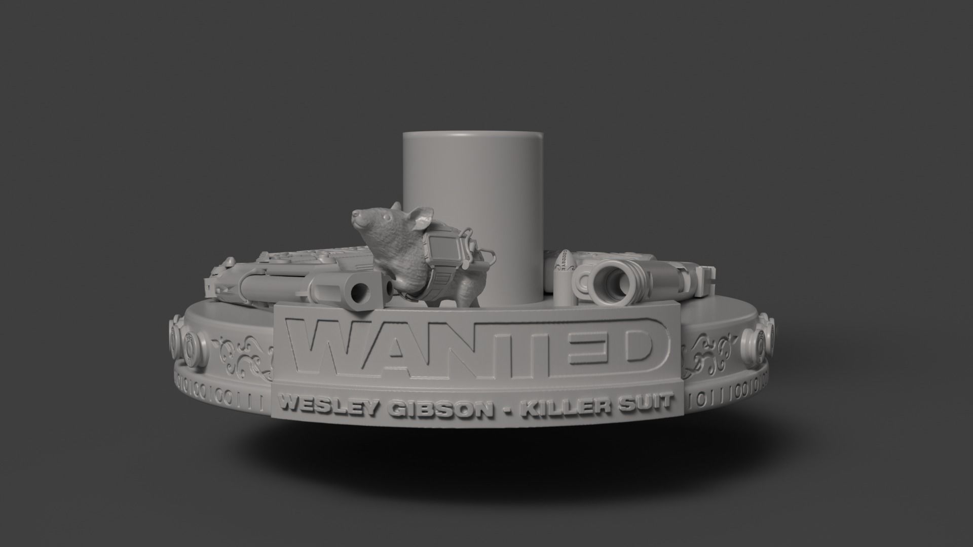 WANTED WEAPONS OF FATE SCULPT WESLEY GIBSON KILLERSUIT 3D print model_5