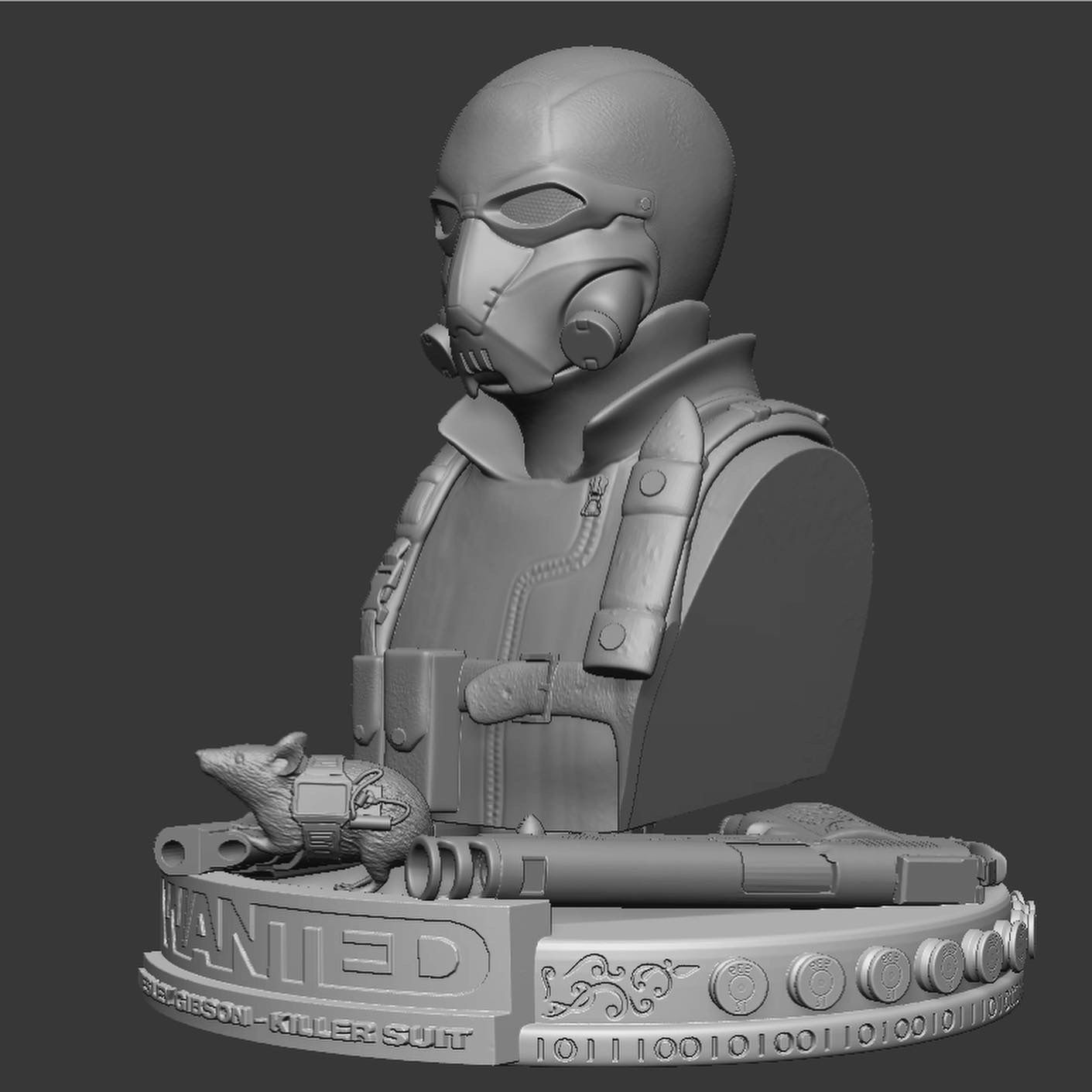 WANTED WEAPONS OF FATE SCULPT WESLEY GIBSON KILLERSUIT 3D print model_1