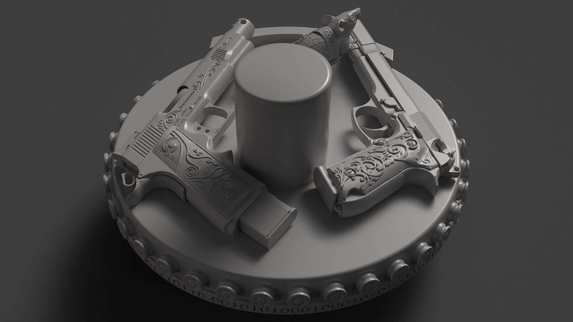 WANTED WEAPONS OF FATE SCULPT WESLEY GIBSON KILLERSUIT 3D print model_10