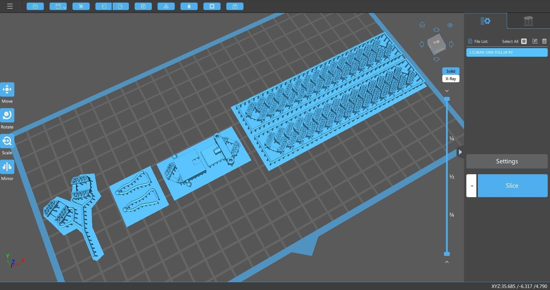 12mm CUBAN LINK CHAIN FOR BRACELETS OR NECKLACE 3D print model_4