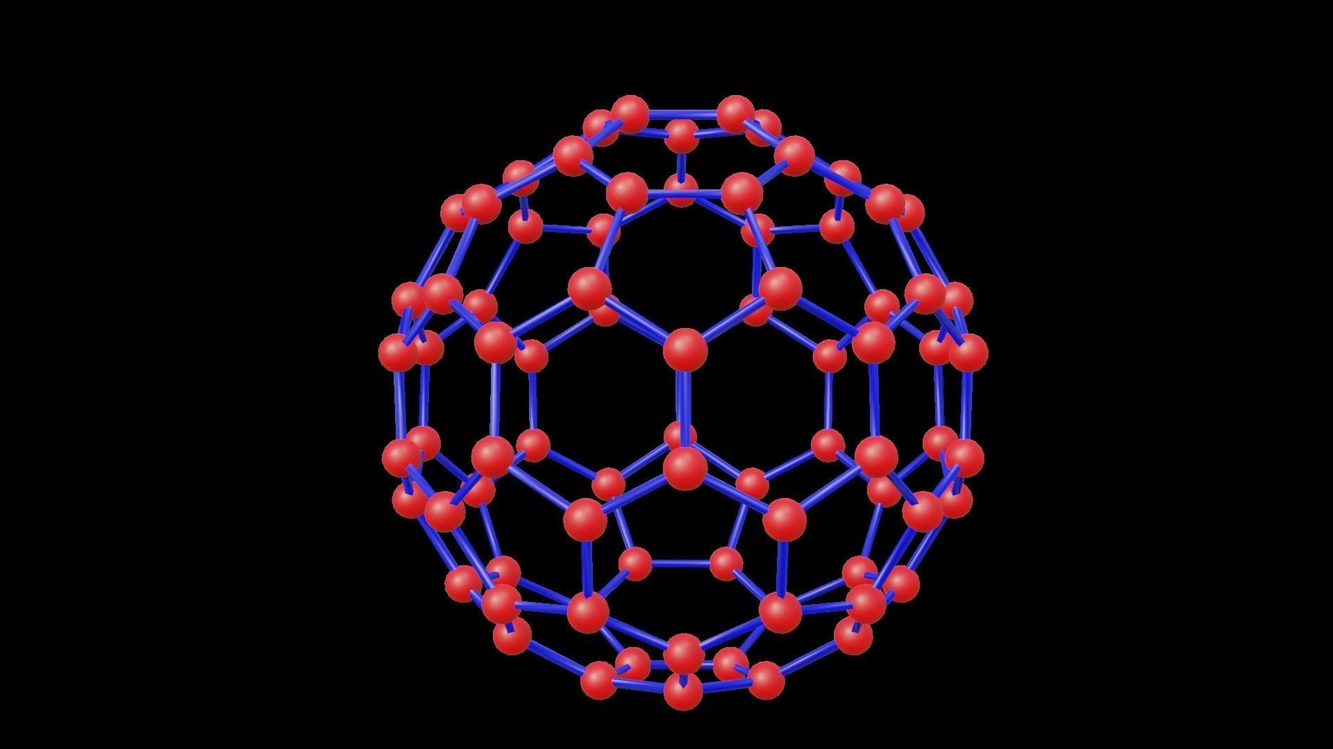 C60 Fullerene 3d Model 3D model_2