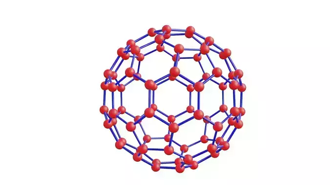 C60 Fullerene 3d Model 3D model