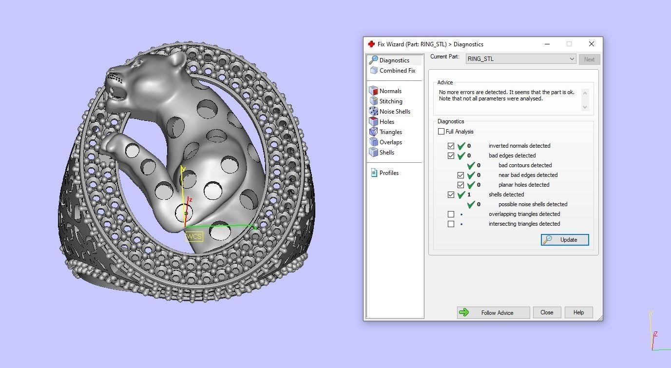Panther Ring 3D print model_10