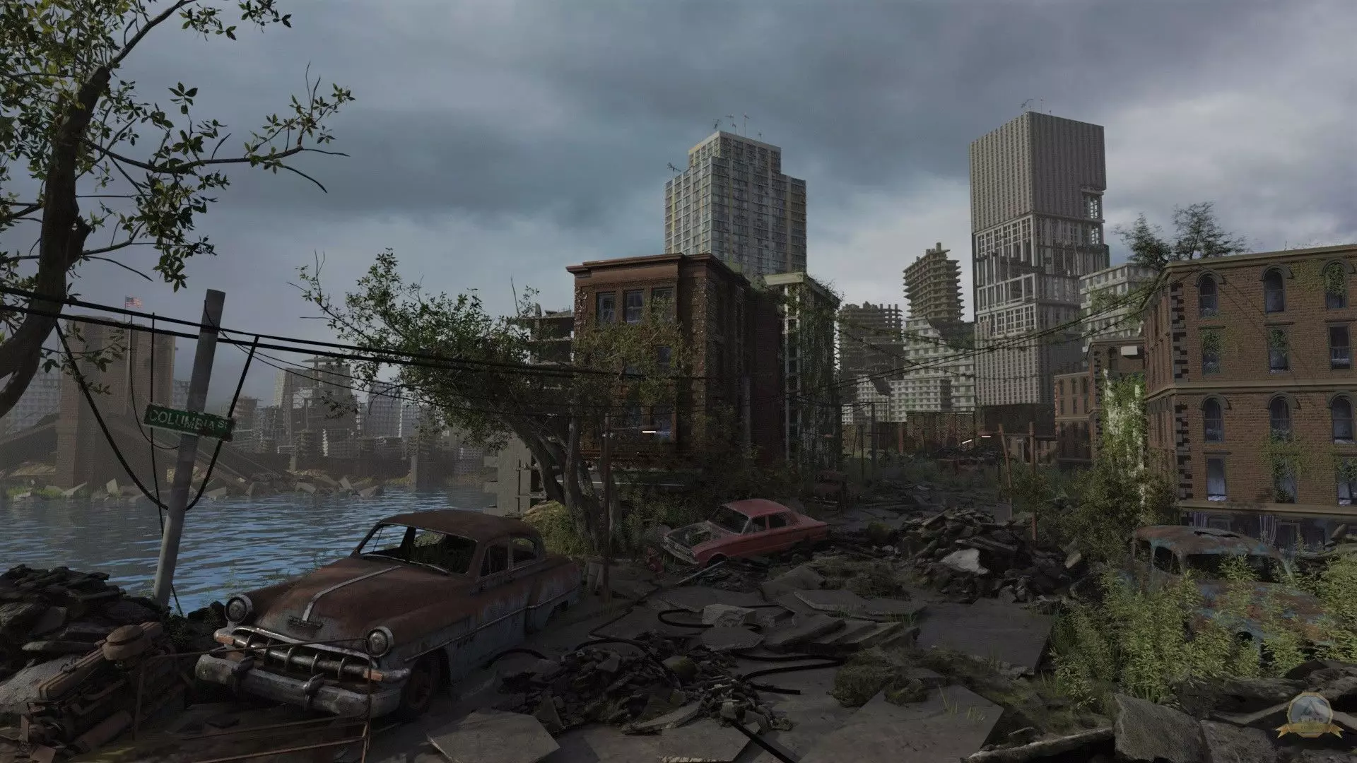 Post-apocalyptic Abandoned City - New York 3D model_0