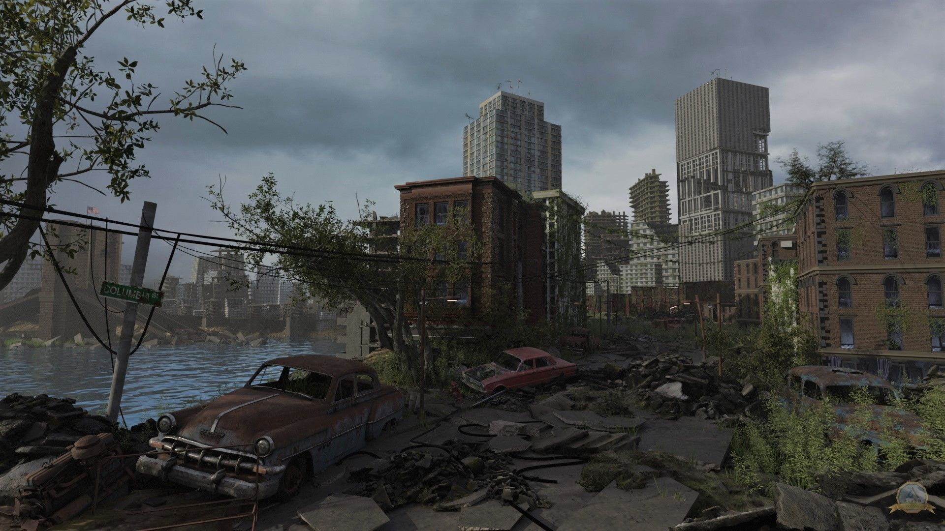 Post-apocalyptic Abandoned City - New York 3D model_16