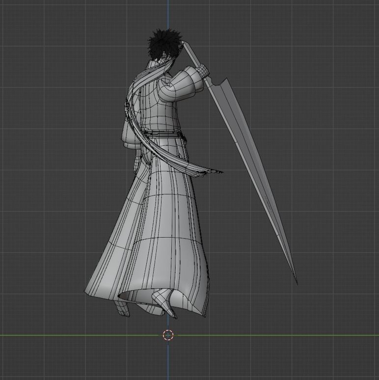 Ichigo Kurosaki - Bleach 3D model_10