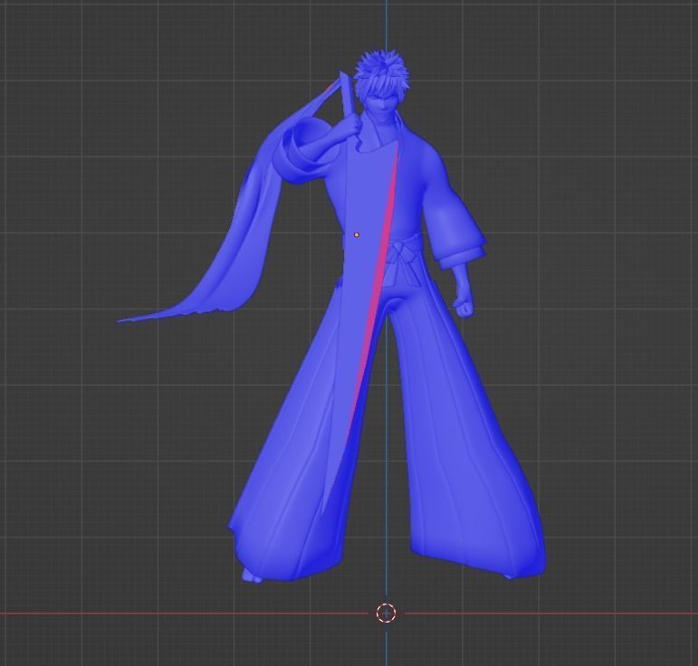 Ichigo Kurosaki - Bleach 3D model_12