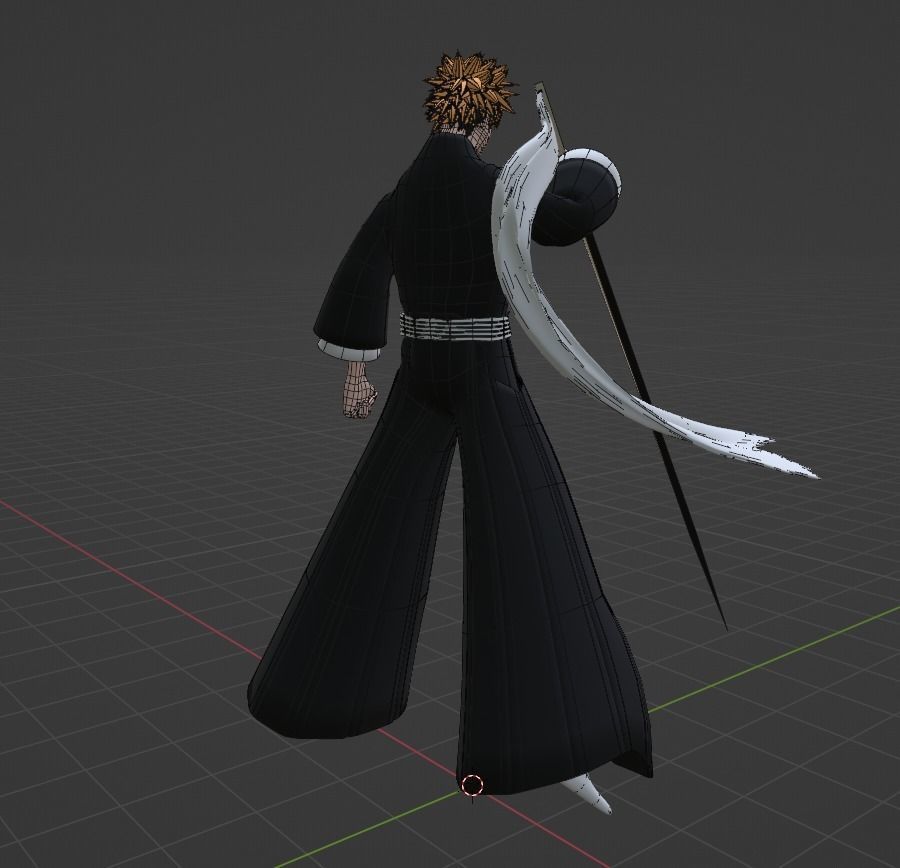 Ichigo Kurosaki - Bleach 3D model_4