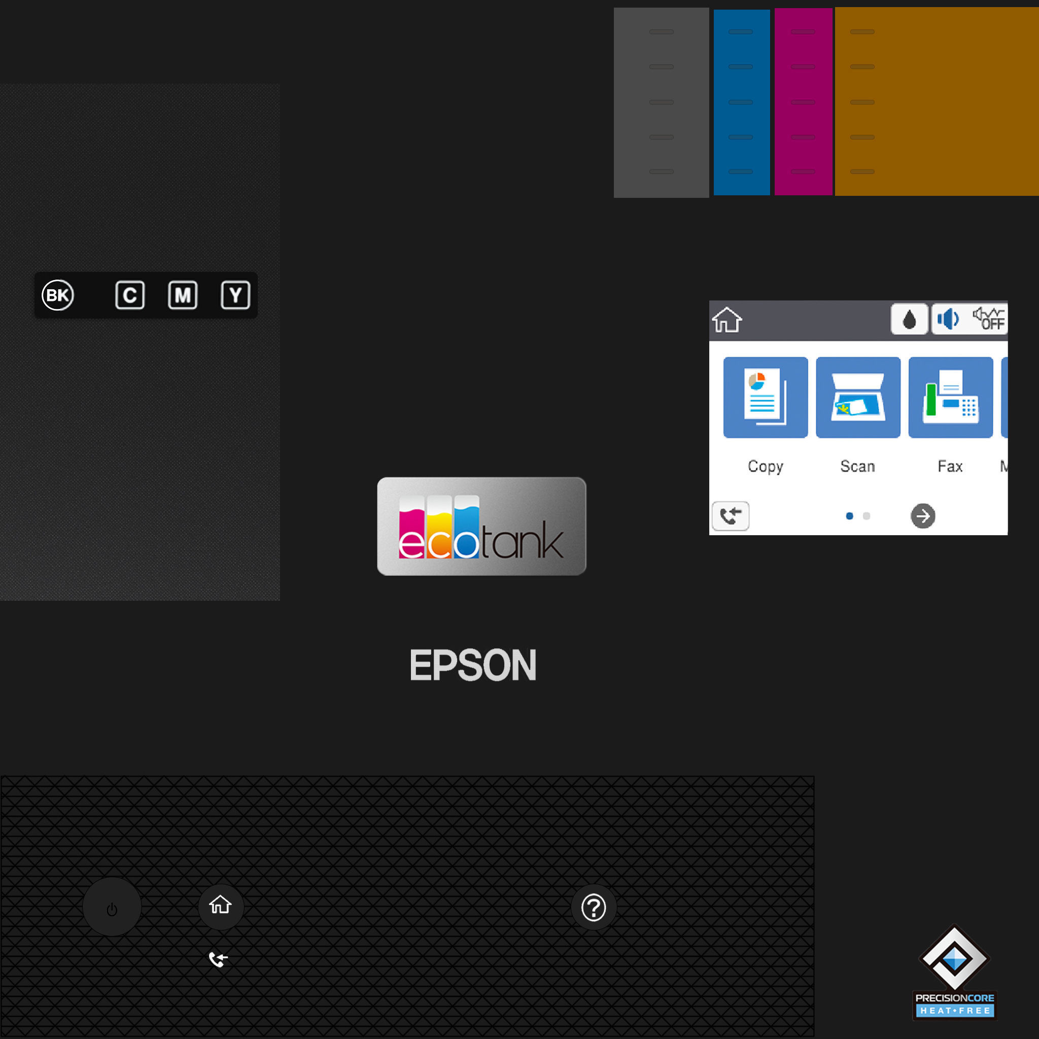 Epson EcoTank L6290 Low-poly 3D model_17