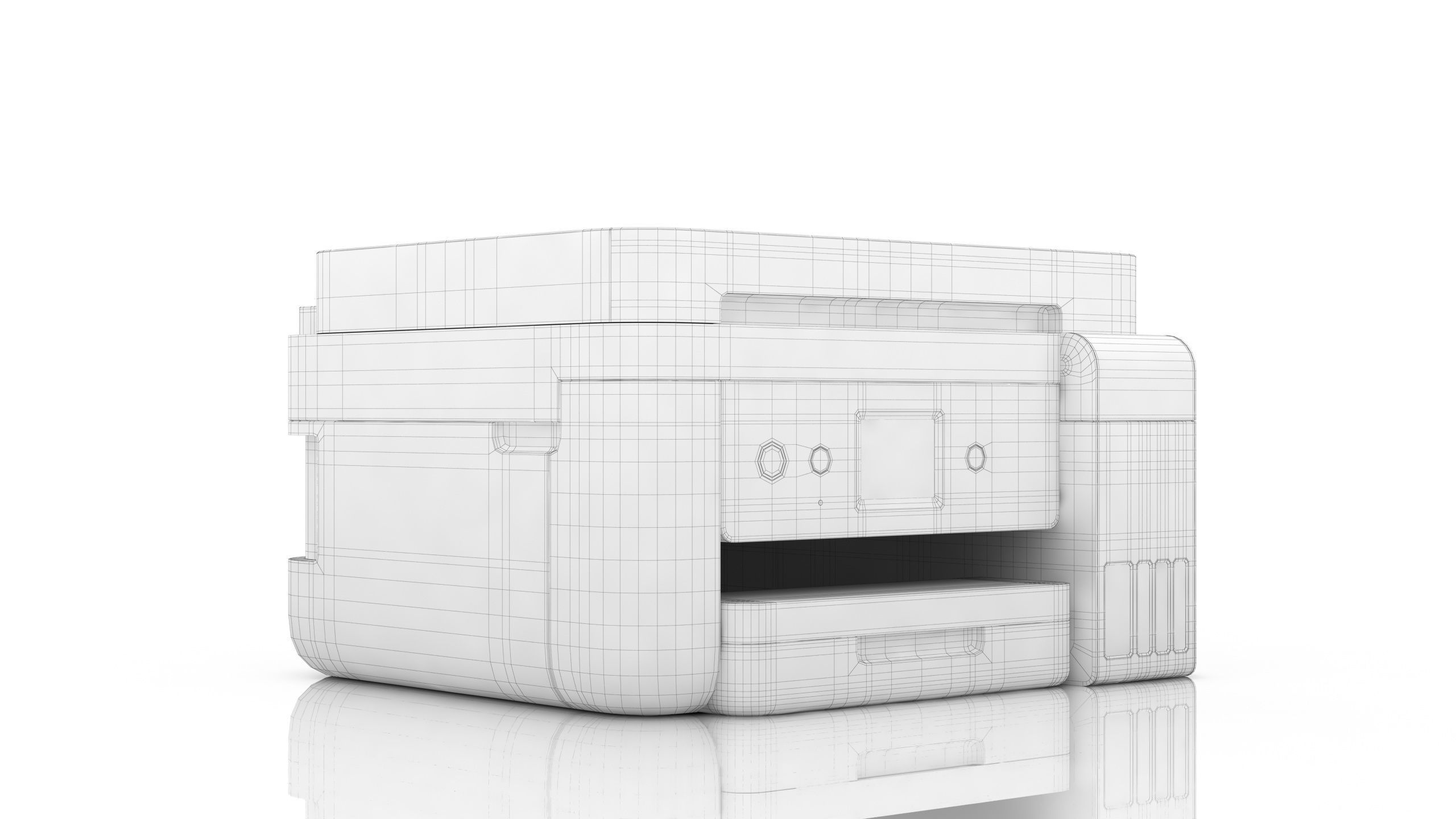 Epson EcoTank L6290 Low-poly 3D model_7