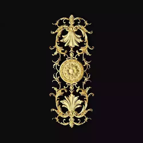 Central decor ornament for furniture