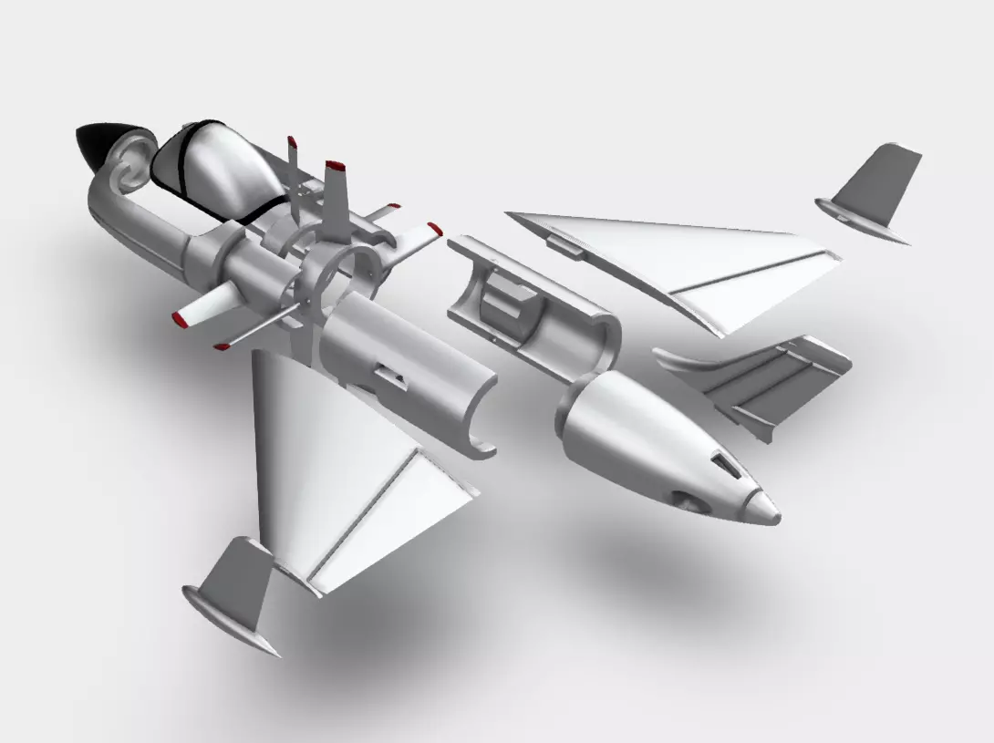 martin 262 B 3D print model