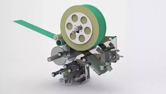 Tape laminating module  3D model