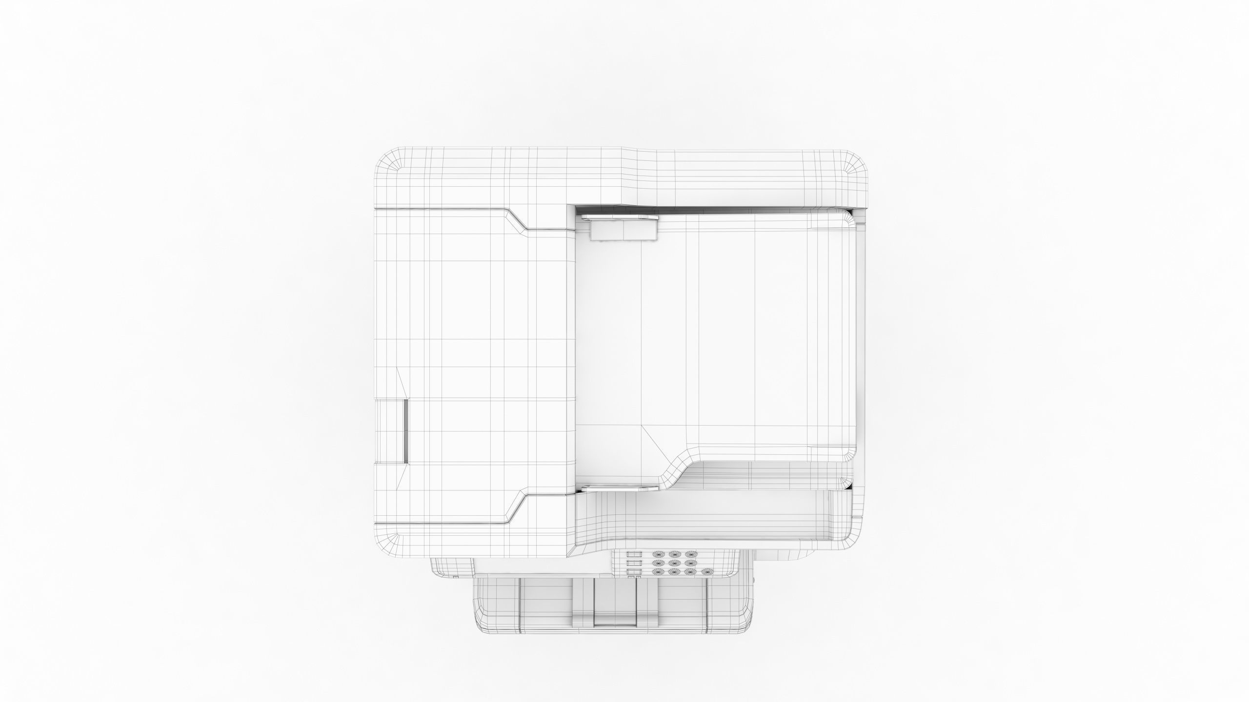 Epson WorkForce Pro WF-C879R Multifunction Color Printer Low-poly 3D model_12