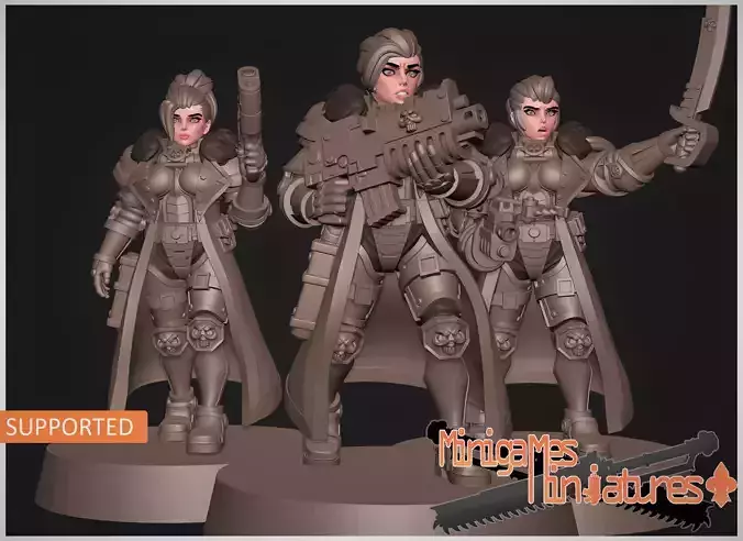 Inquisition anime figurines
