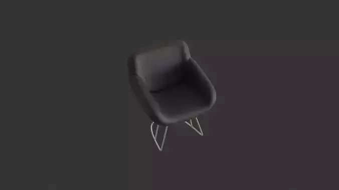 Black Leather Office Chair