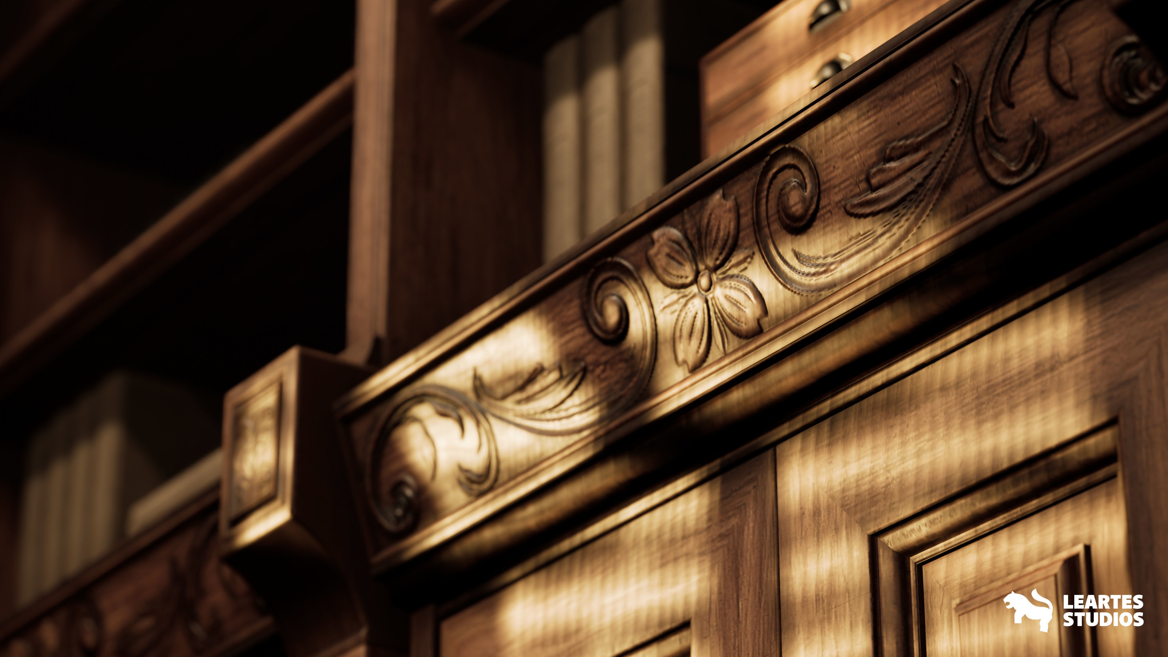 1900s Office  Low-poly 3D model_14