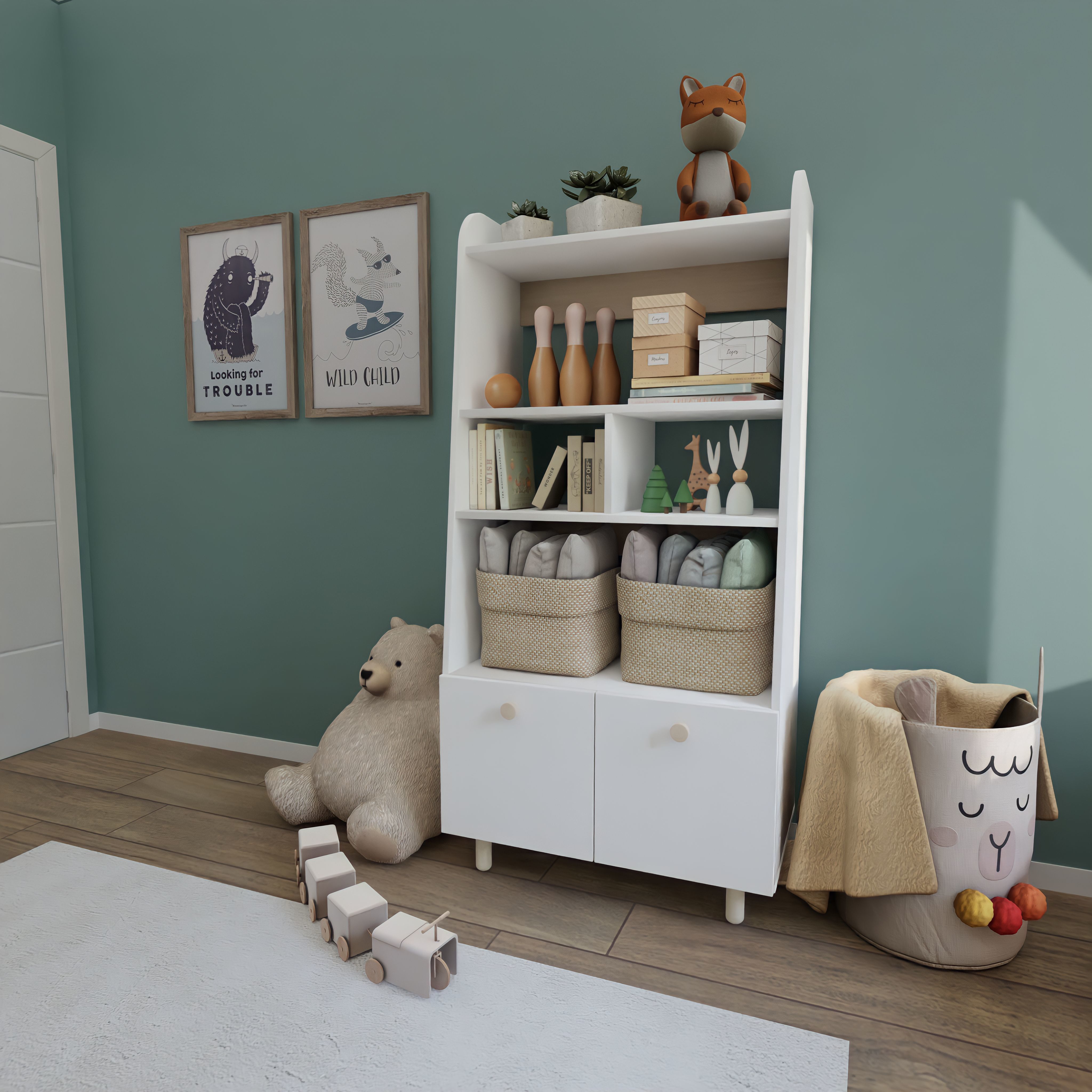 Kids Room 2 Blender Scene 3D model_6