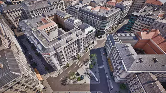 Archmodels for UE vol 8 - the whole city district 3D model