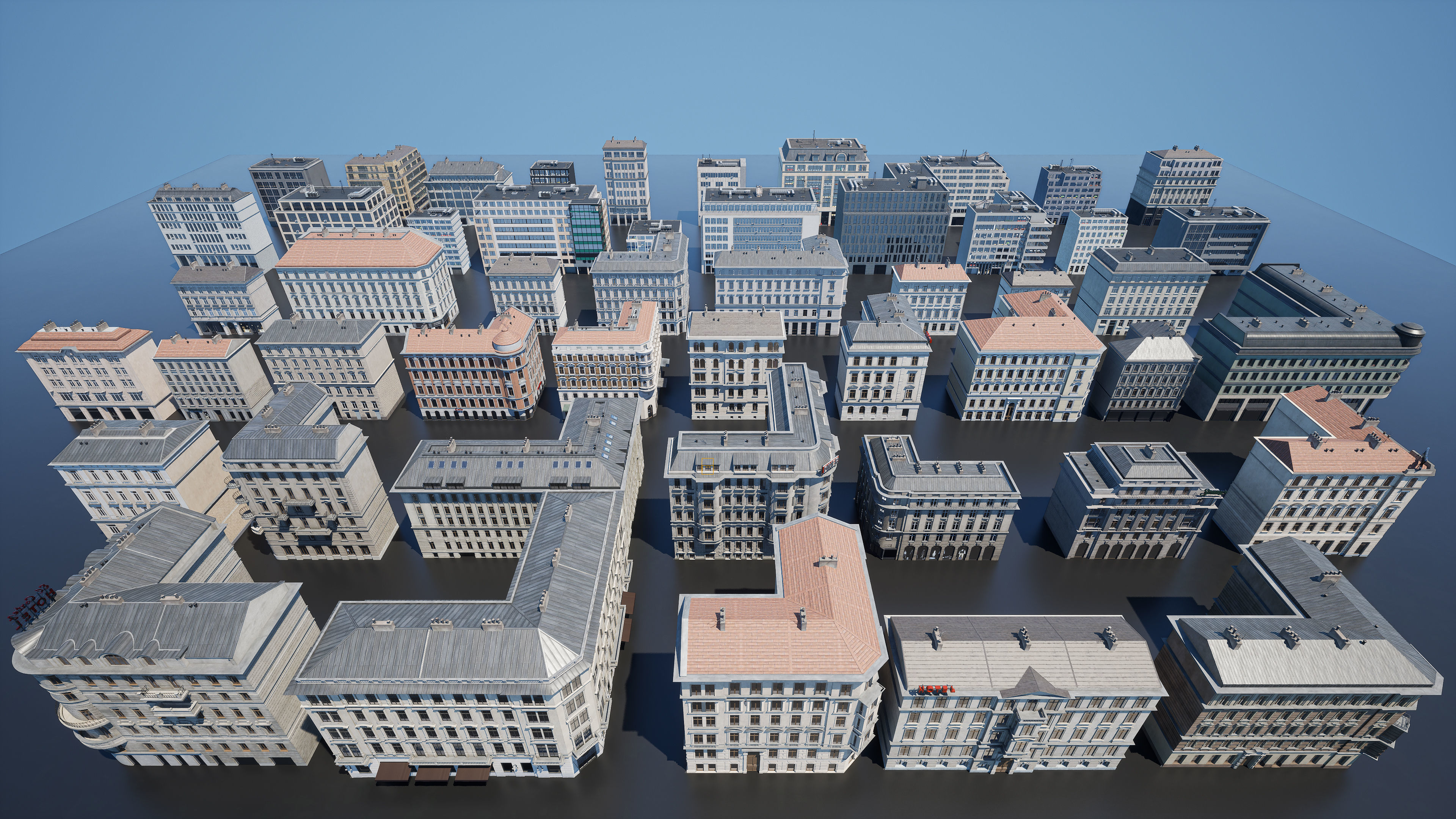 Archmodels for UE vol 8 - the whole city district 3D model_31