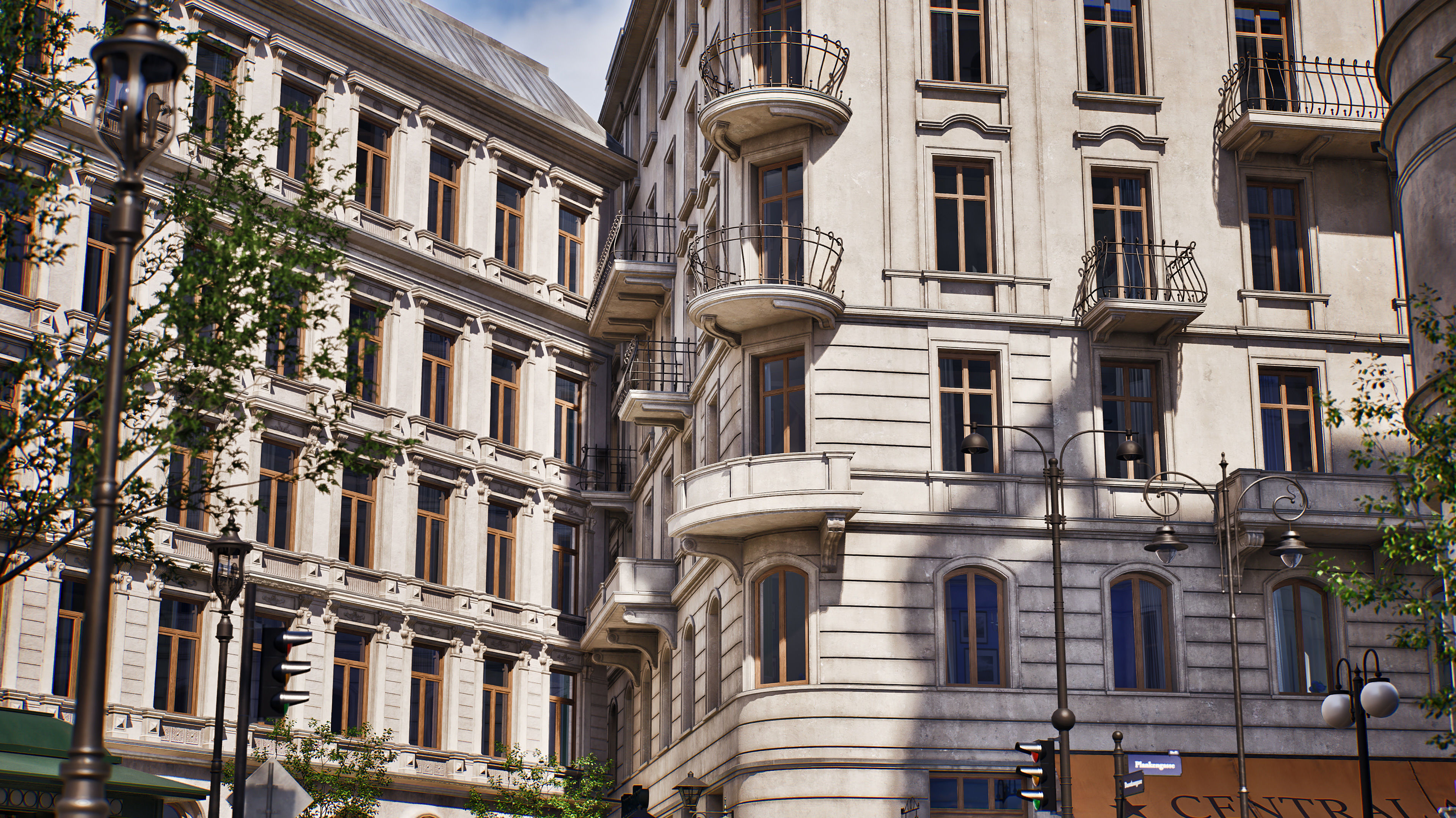 Archmodels for UE vol 8 - the whole city district 3D model_4