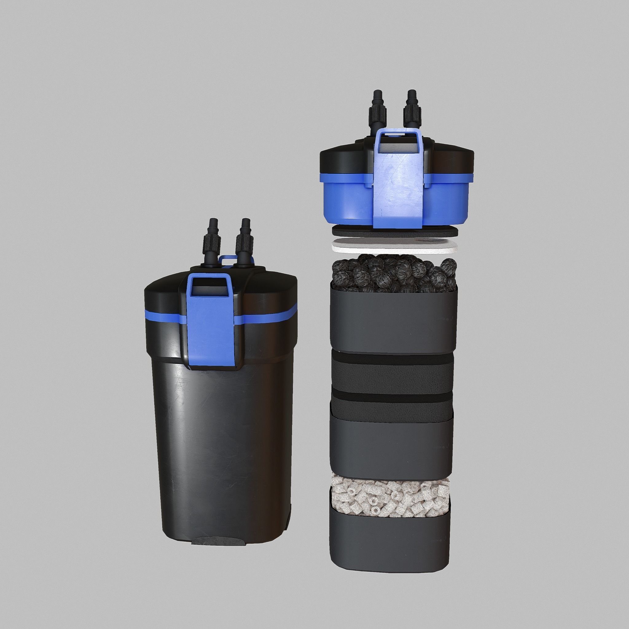 External filter 3D model_7