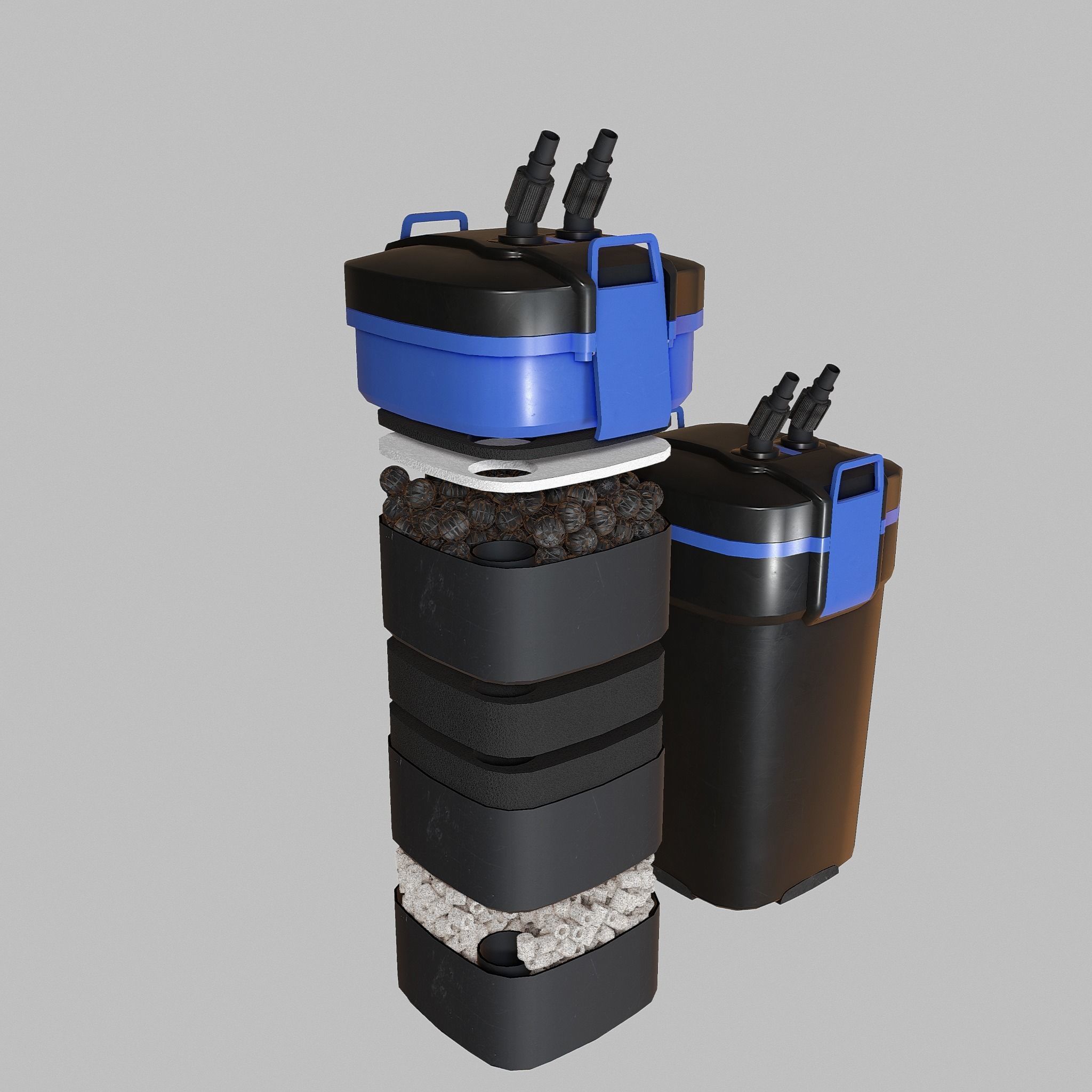 External filter 3D model_9