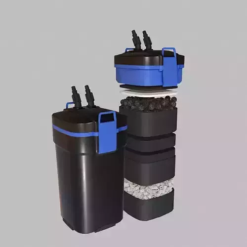 External filter 3D model