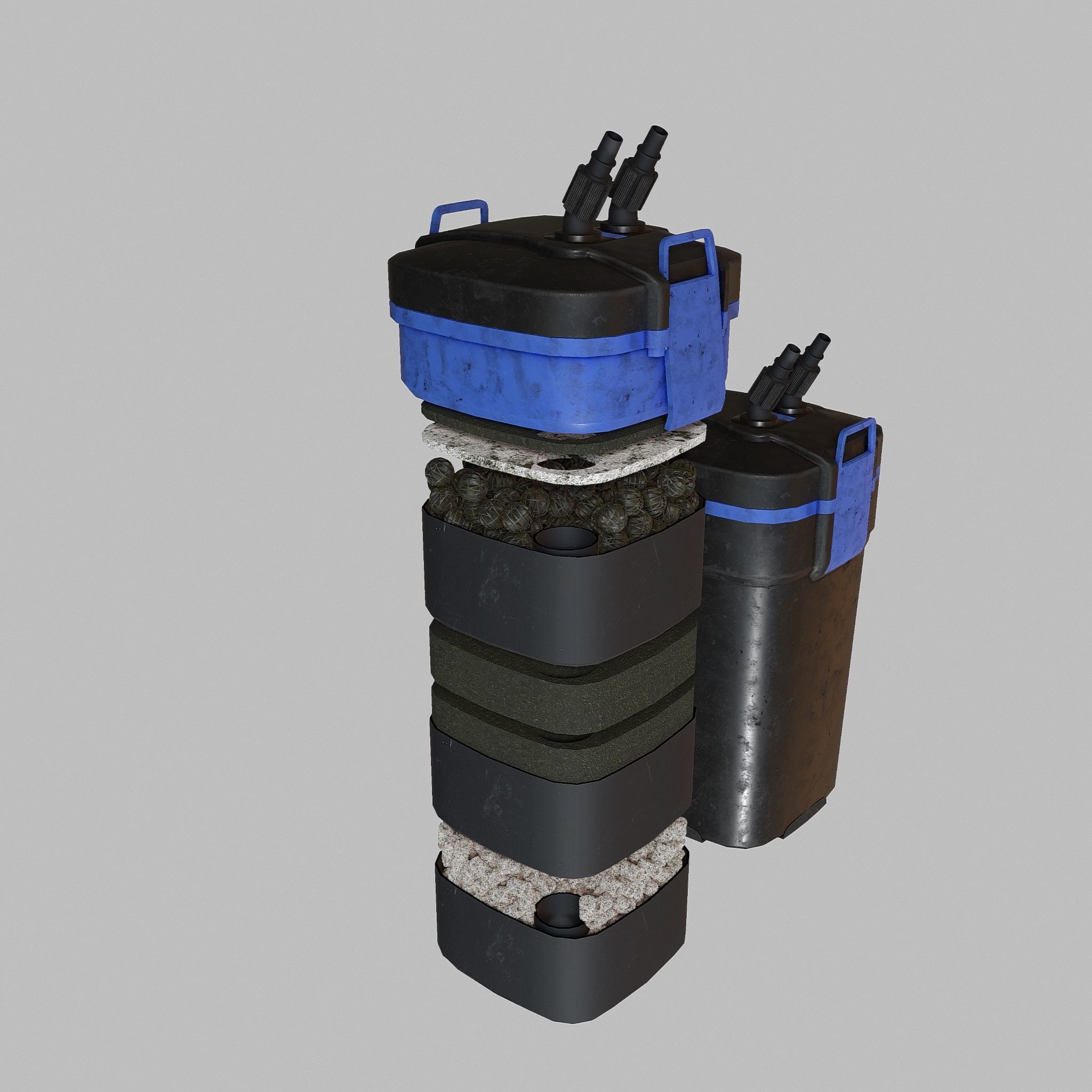 External filter 3D model_2