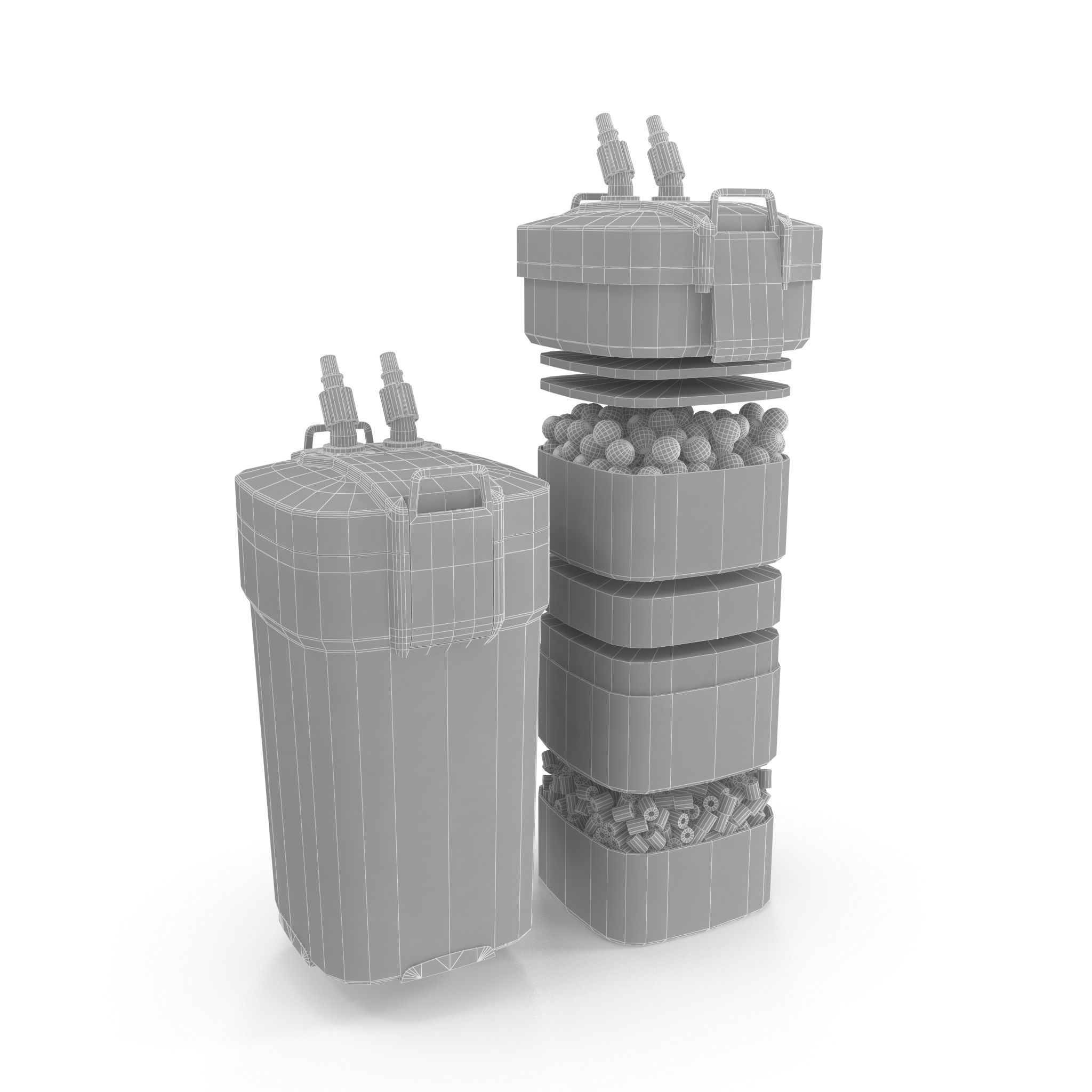 External filter 3D model_13