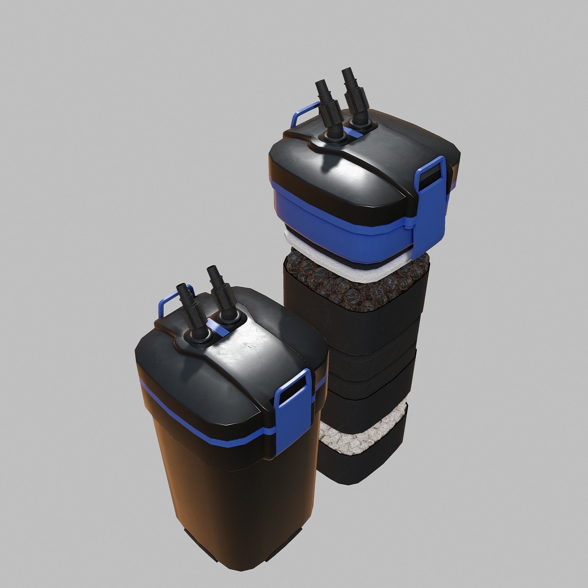 External filter 3D model_6