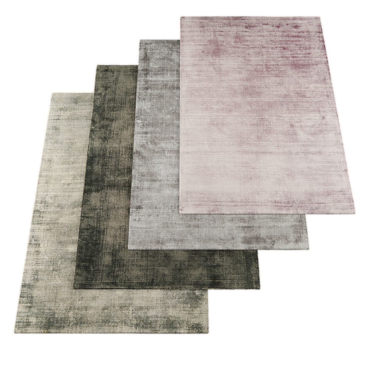 Rugs collection 334 Low-poly 3D model_2