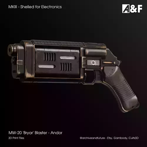 Cassian Andor MW20 Bryar Blaster Shelled Version