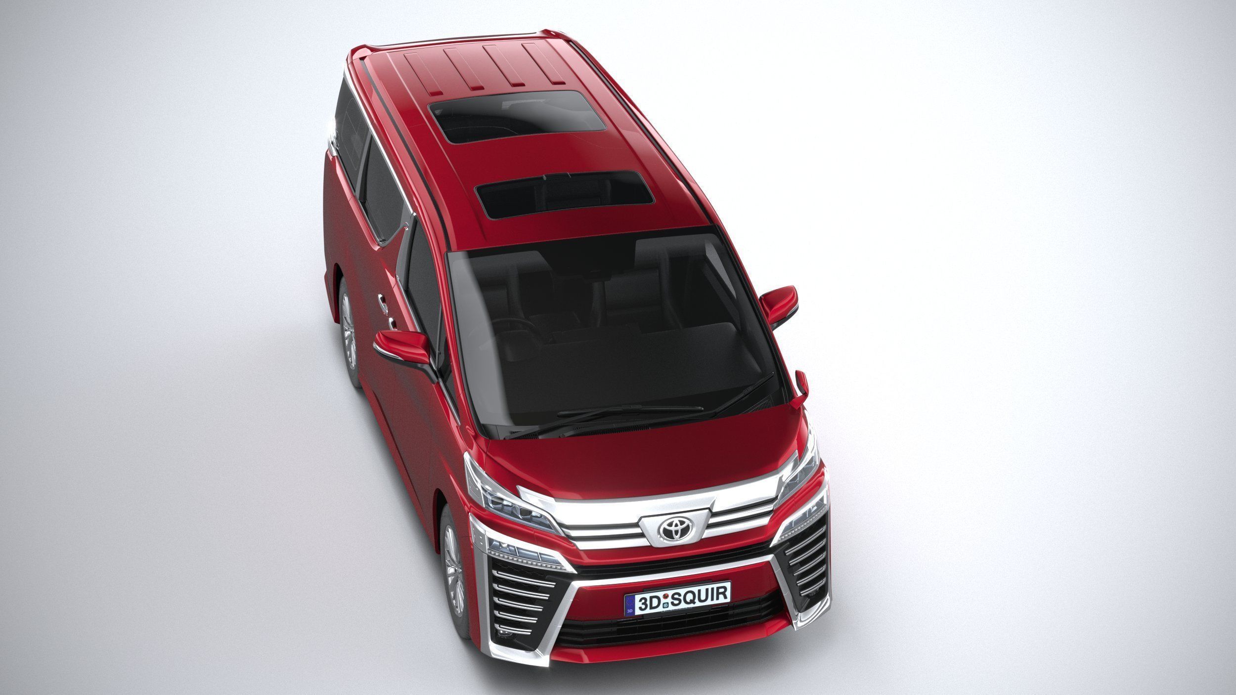 Toyota Vellfire 2023 3D model_12