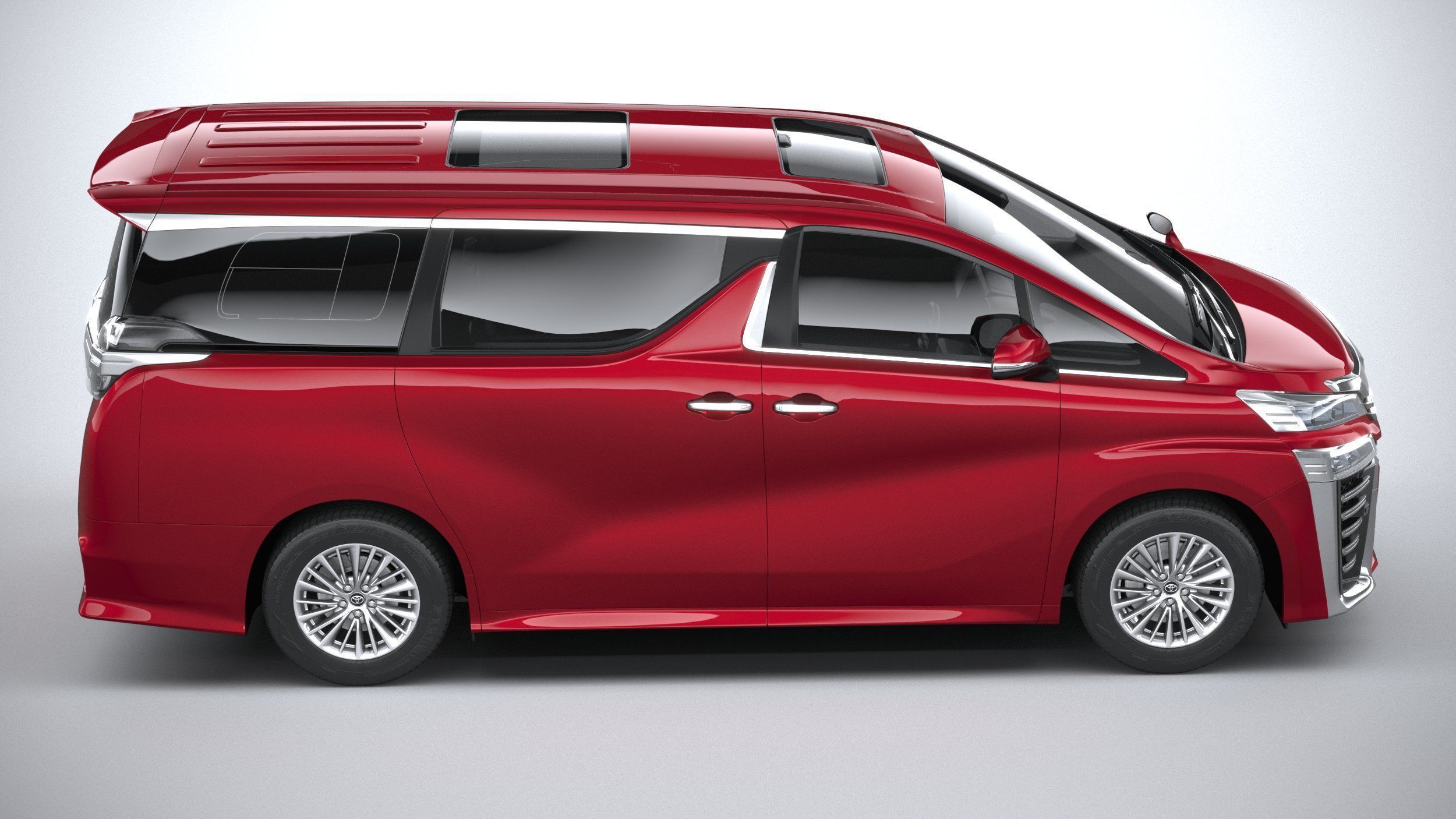 Toyota Vellfire 2023 3D model_11