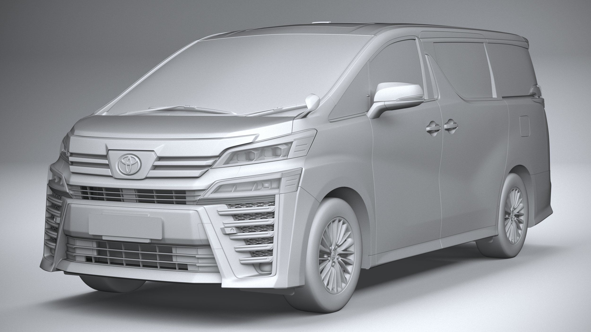 Toyota Vellfire 2023 3D model_20