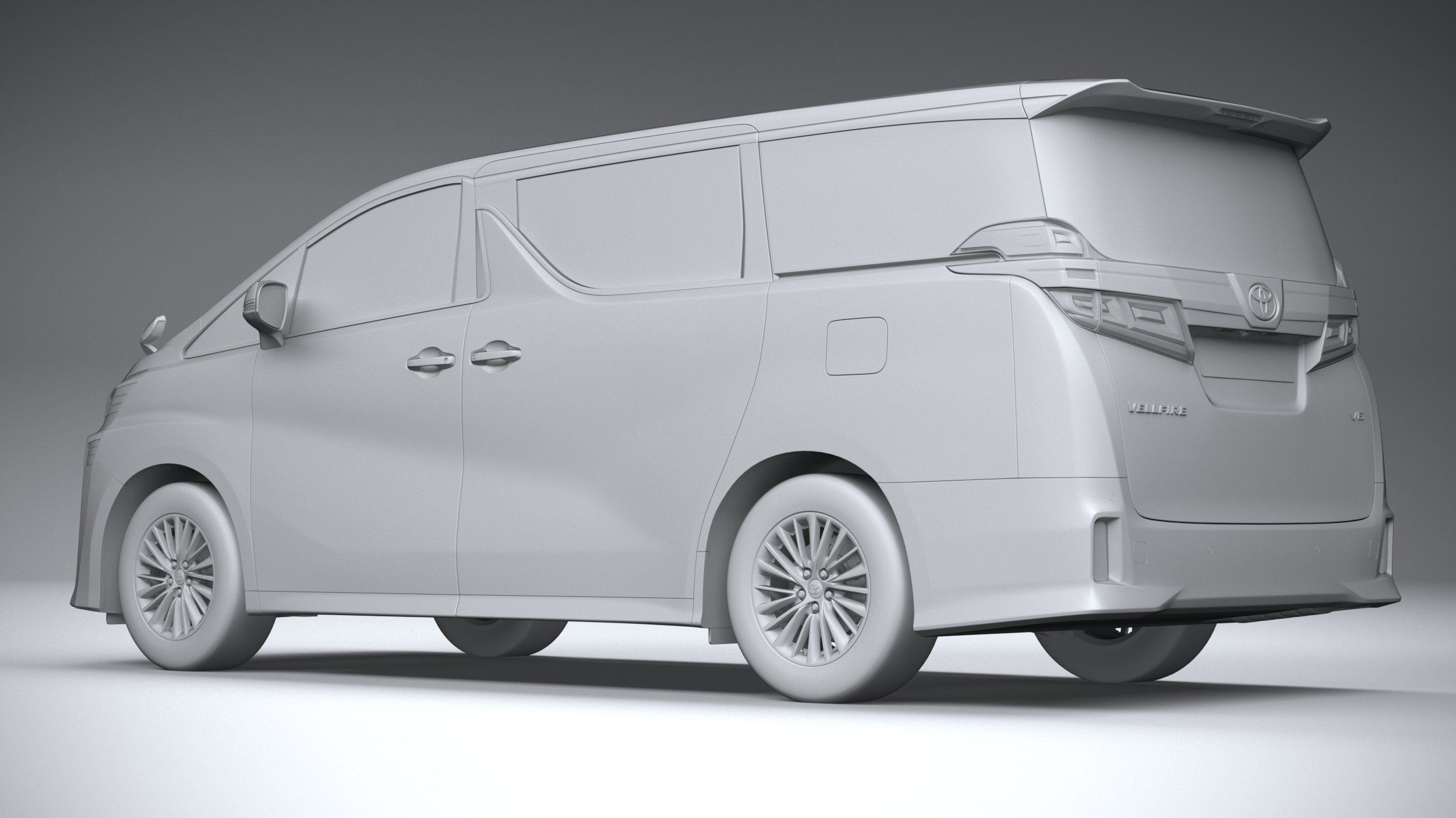 Toyota Vellfire 2023 3D model_21