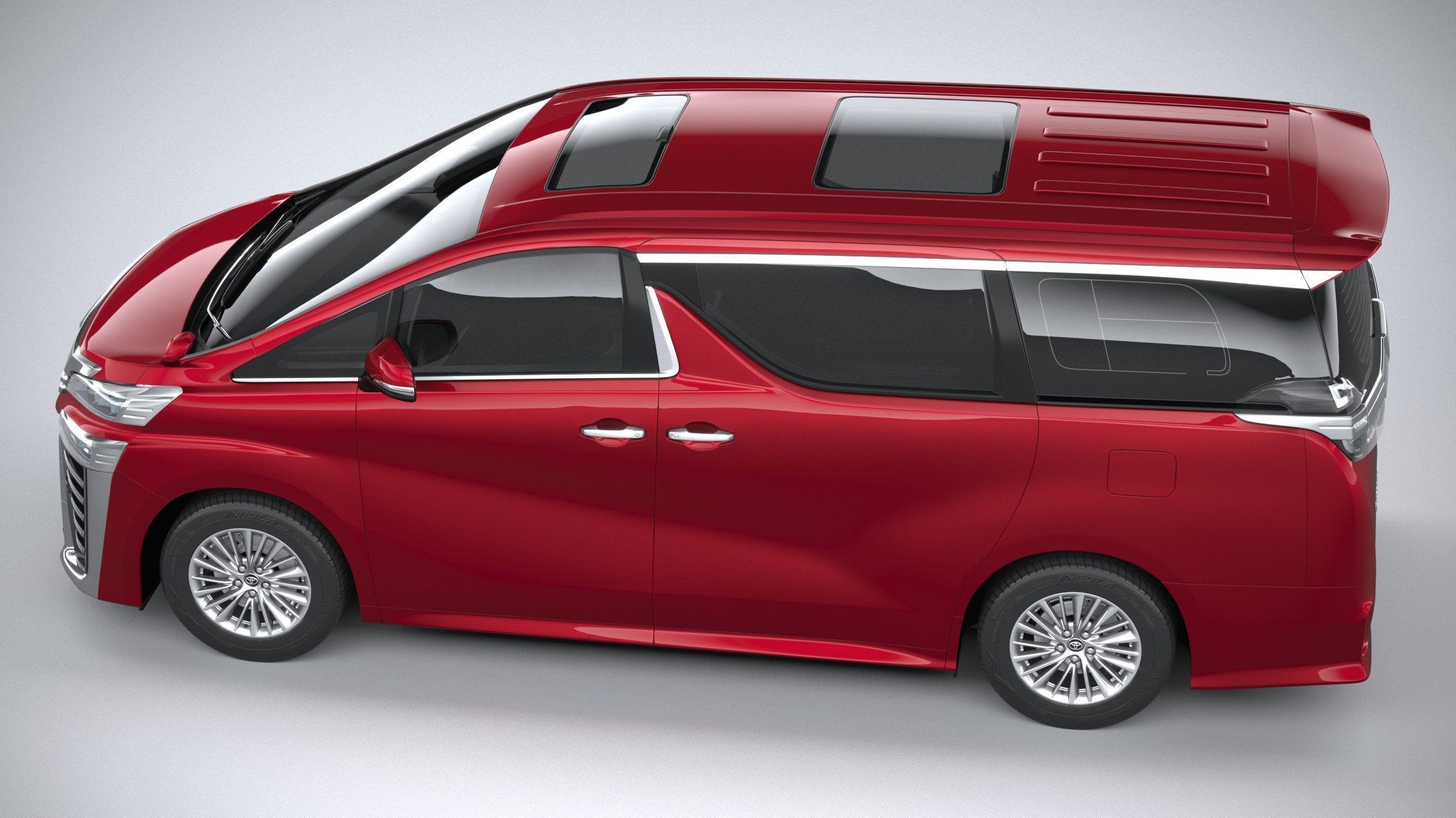Toyota Vellfire 2023 3D model_9