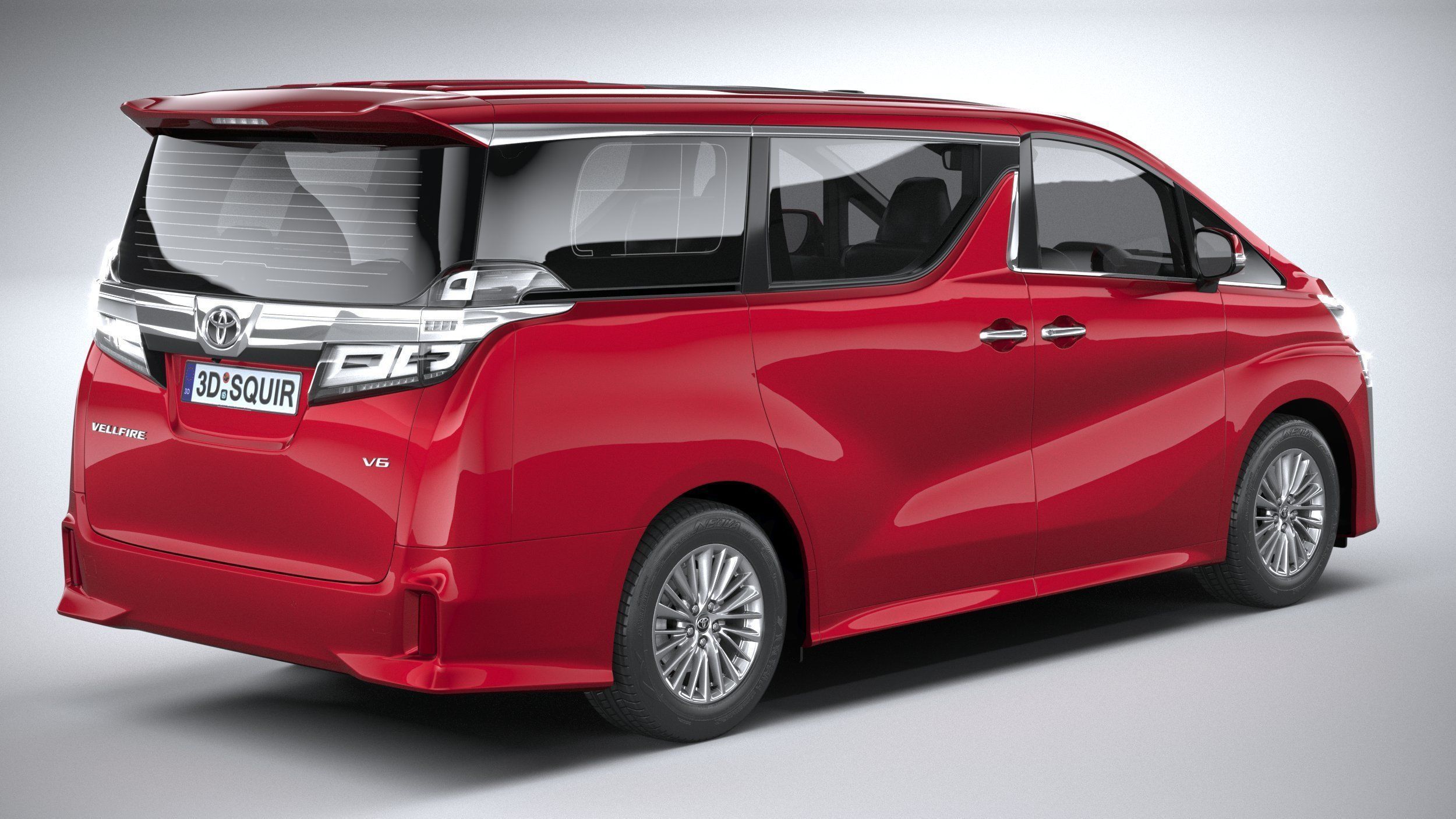 Toyota Vellfire 2023 3D model_17