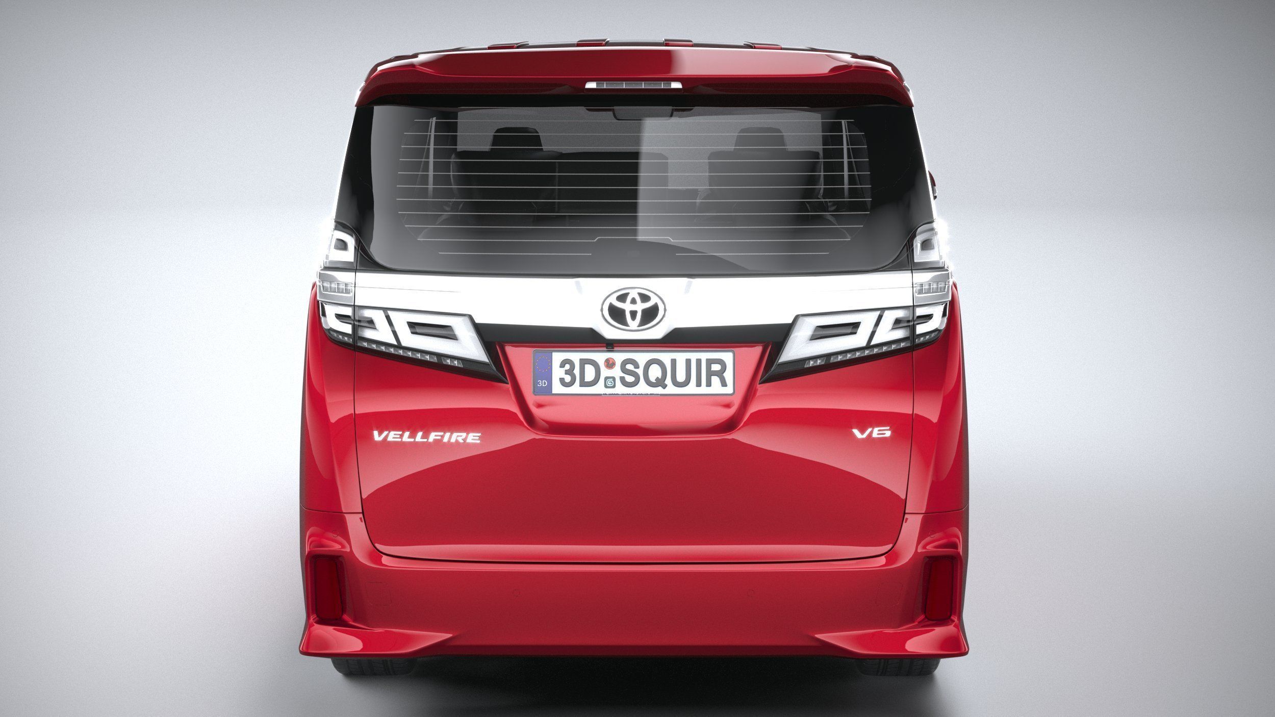 Toyota Vellfire 2023 3D model_4
