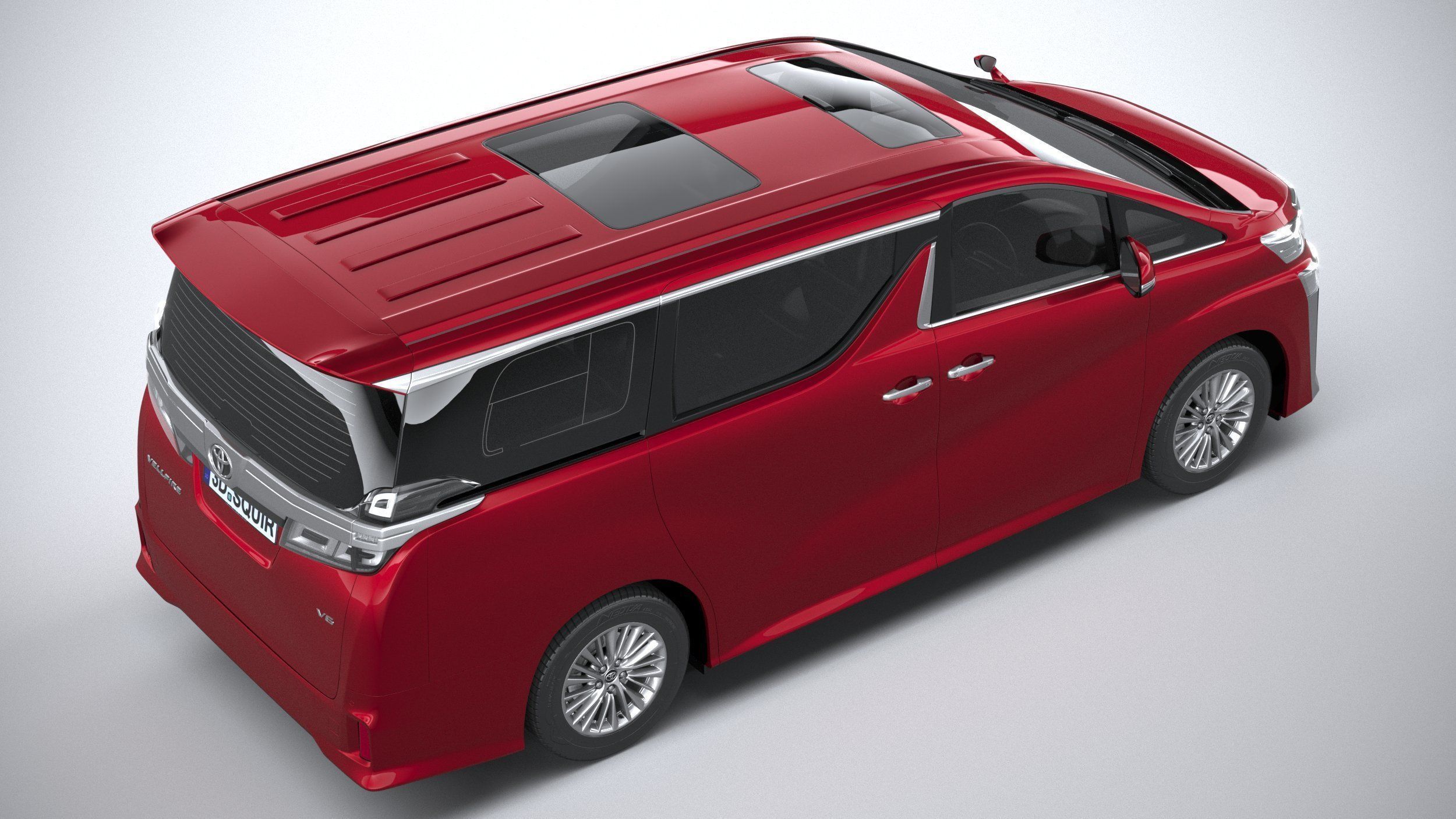 Toyota Vellfire 2023 3D model_10