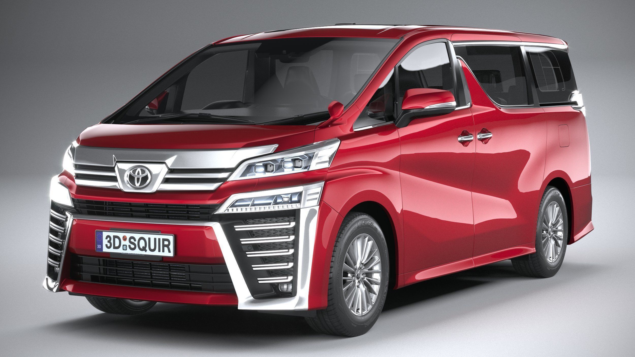 Toyota Vellfire 2023 3D model_2