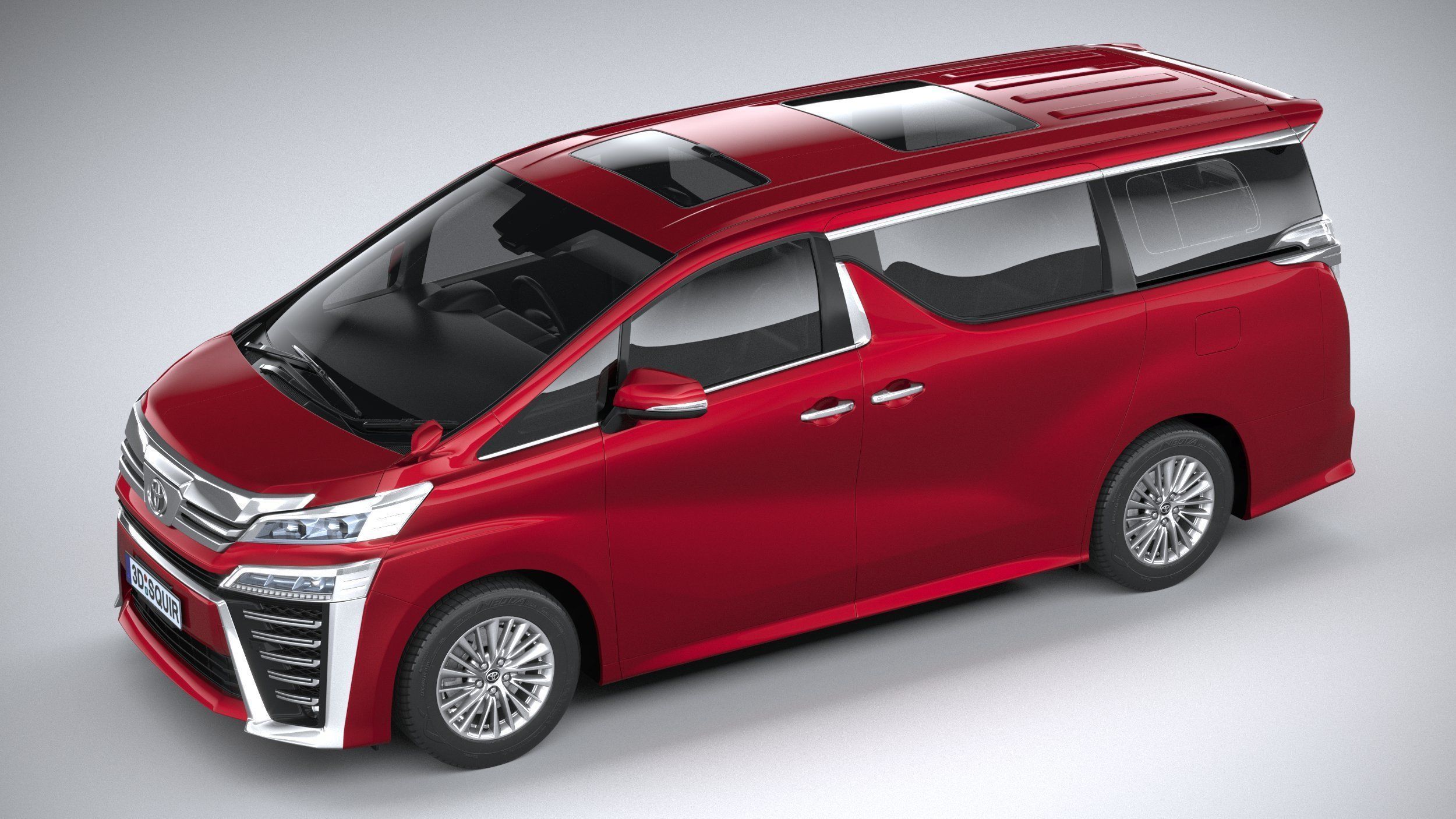 Toyota Vellfire 2023 3D model_7