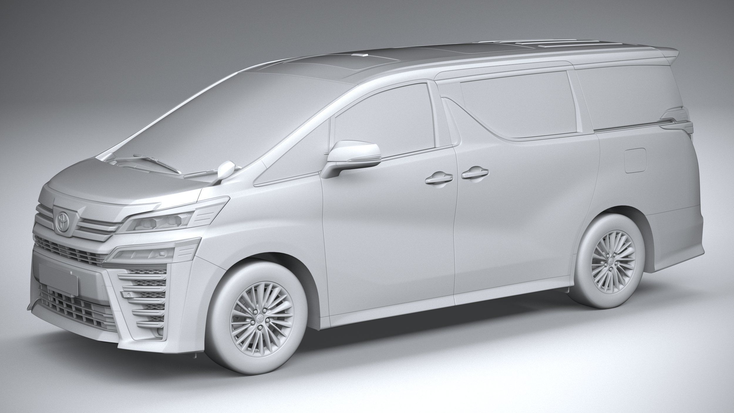 Toyota Vellfire 2023 3D model_19