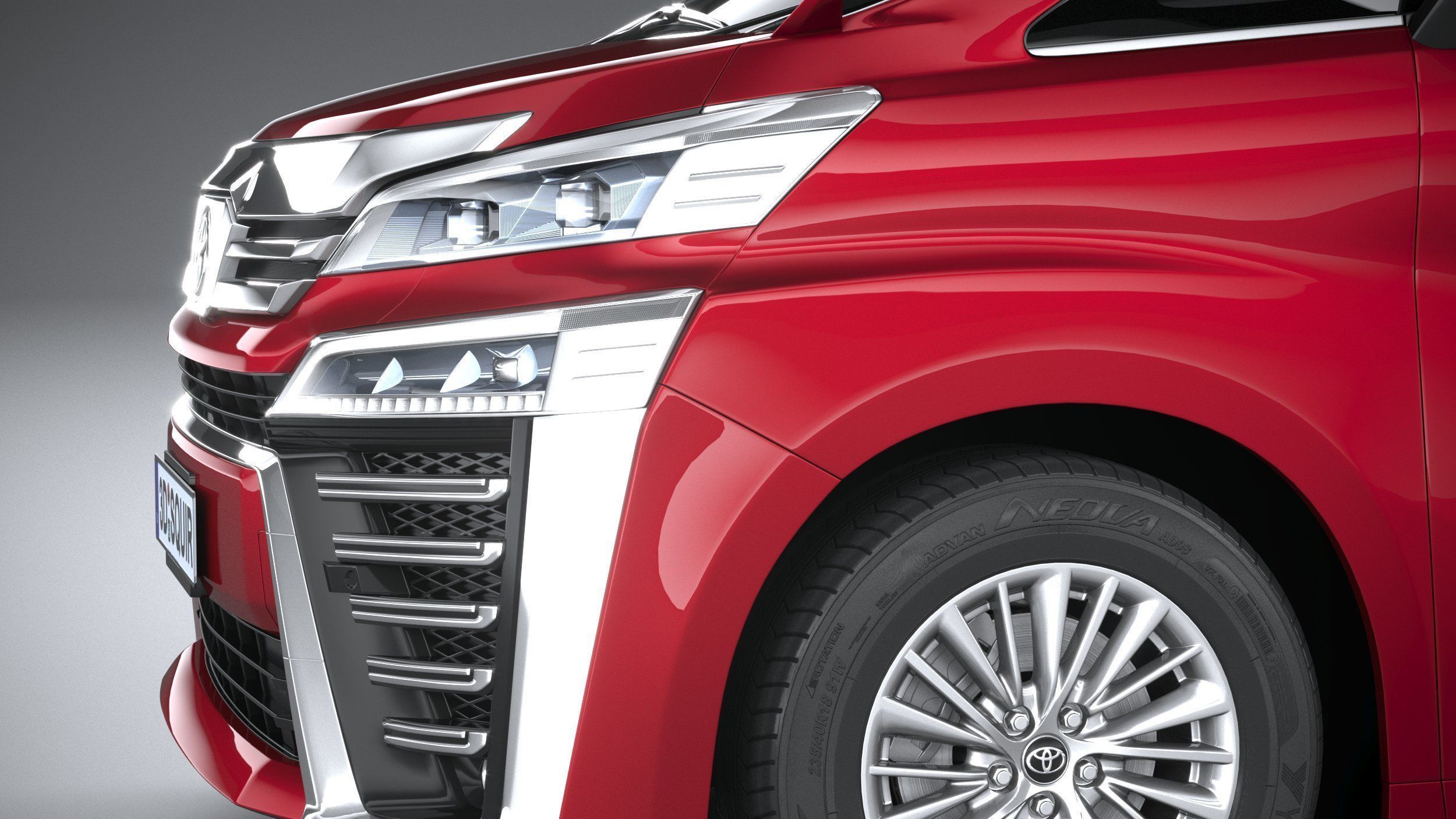 Toyota Vellfire 2023 3D model_3