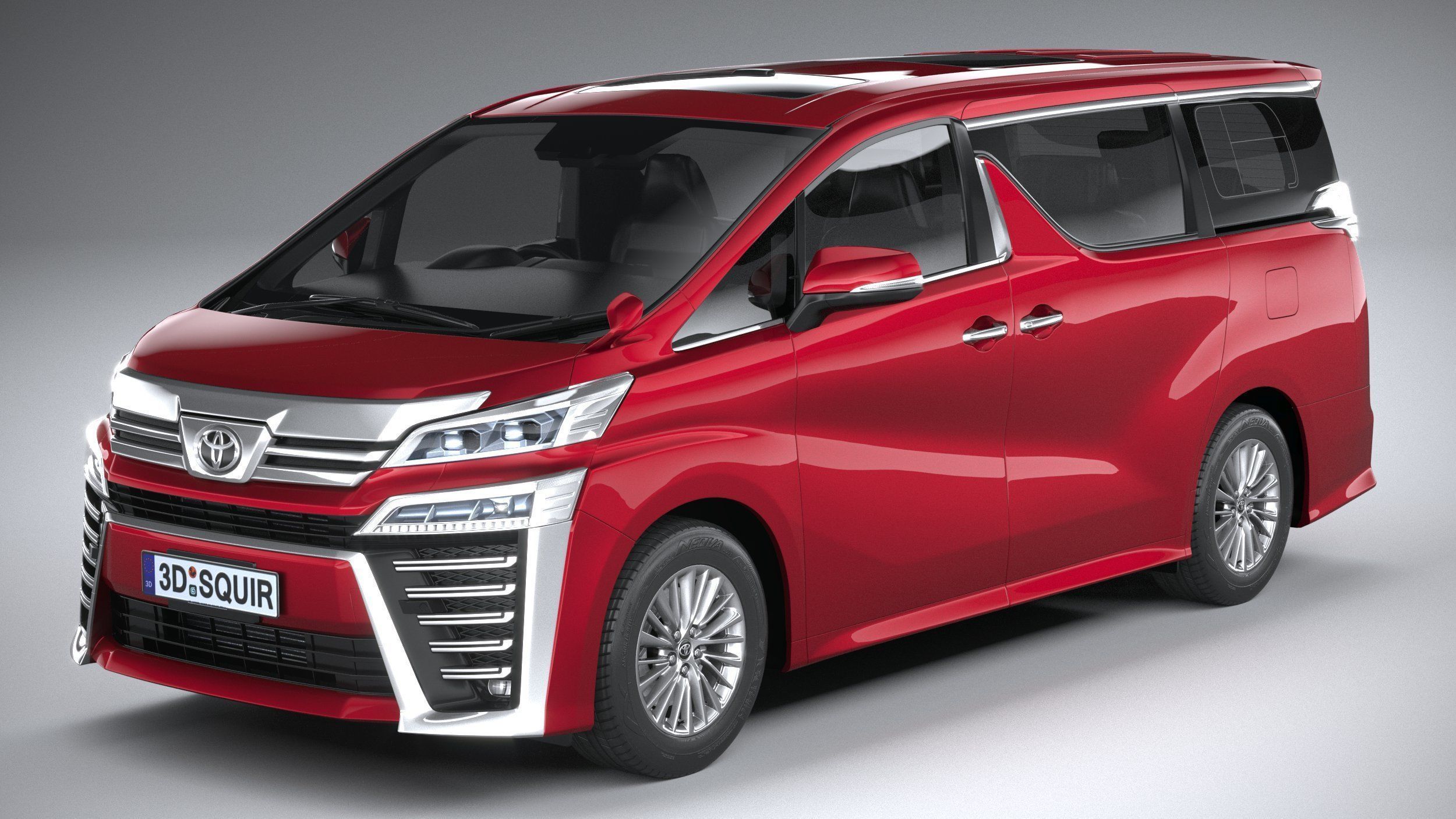 Toyota Vellfire 2023 3D model_1