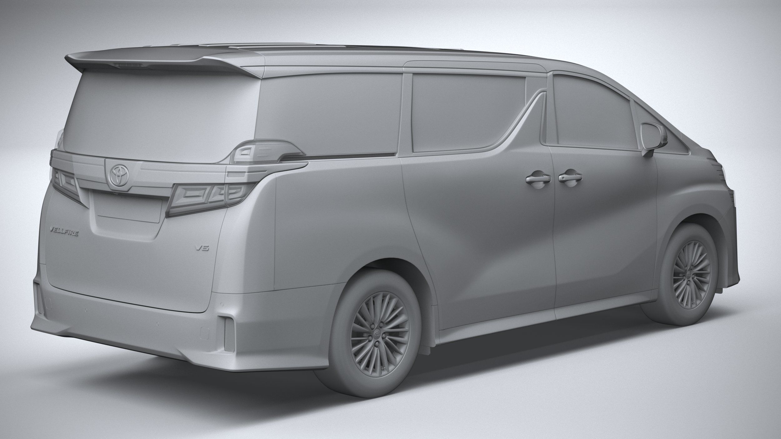 Toyota Vellfire 2023 3D model_25