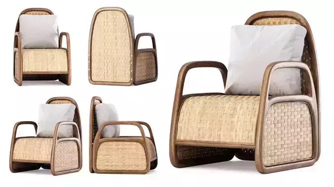 Eliza Rattan Armchair 