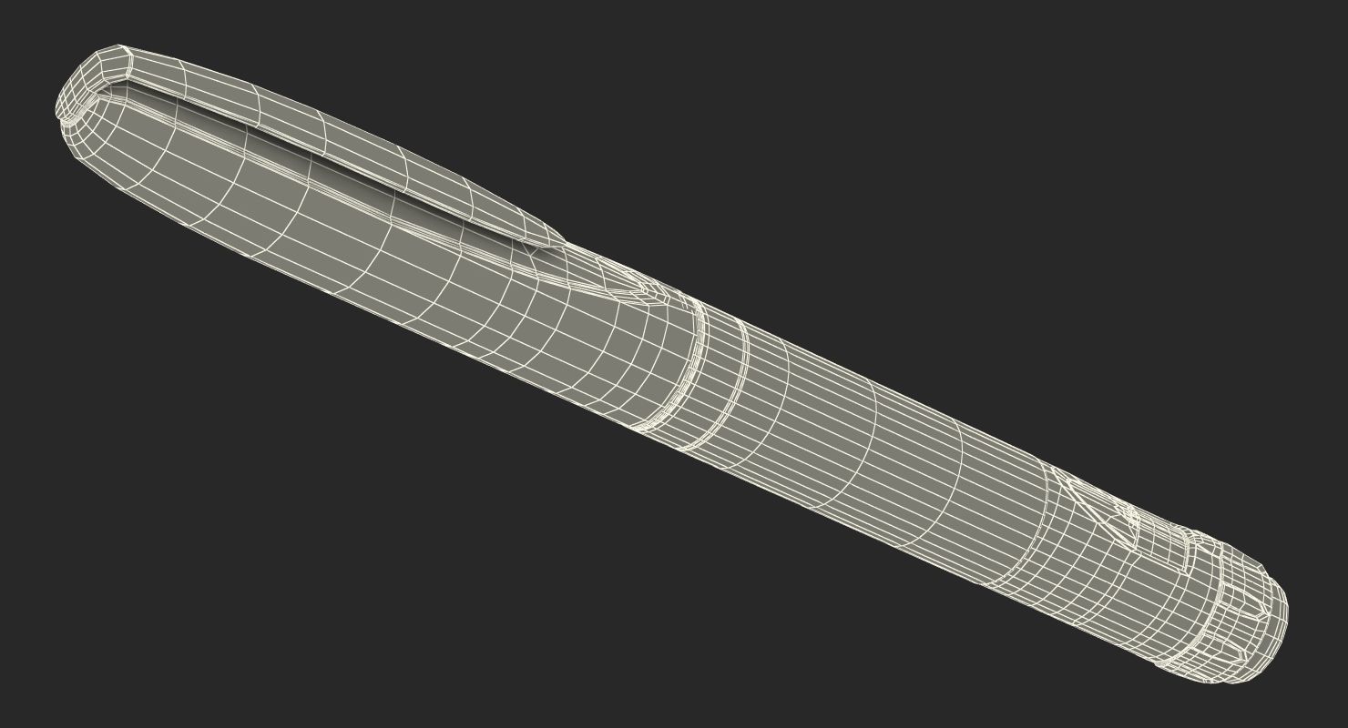 Insulin Syringe Pen Closed 3D model_15